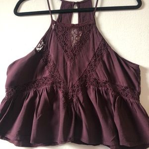Pacsun halter tank top in purple